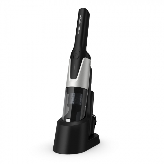 Aspirator de mana Rowenta X-touch AC9736WO, autonomie 10 min, 2 accesorii, recipient 200ml, gri&alb [2]