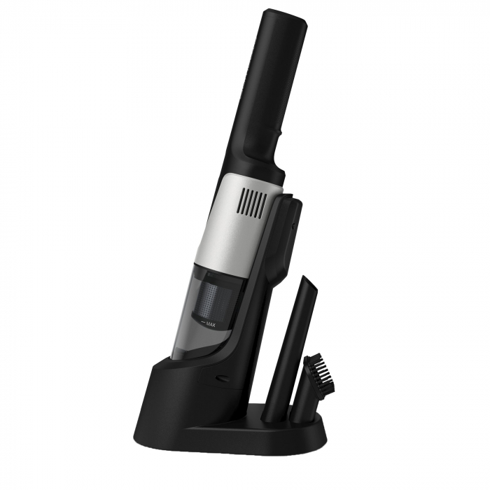 Aspirator de mana Rowenta X-touch AC9736WO, autonomie 10 min, 2 accesorii, recipient 200ml, gri&alb [4]
