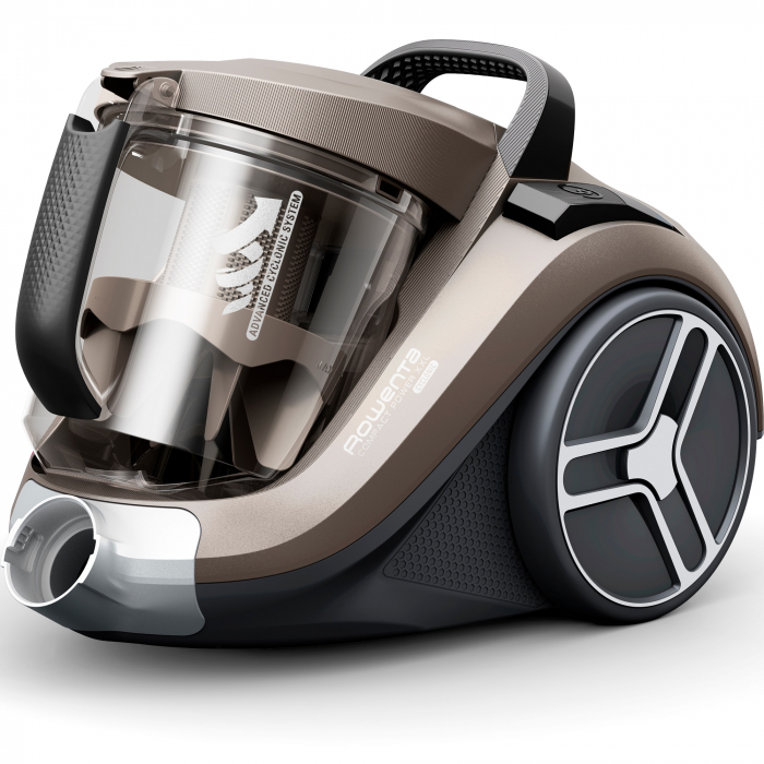 Aspirator fara sac Rowenta Compact Power XXL RO4B30EA, 900W, recipient pentru praf XXL de 2.5 L, filtrare 99.98%, design compact, raza de operare 8.8m, gri [2]