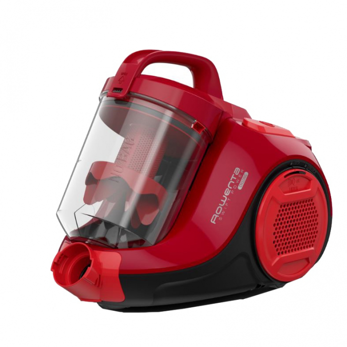 Aspirator fara sac ROWENTA Swift Power Cyclonic RO2913EA, 750W, 3 niveluri de filtrare, acoperire 7.5m, motor Effitech, rosu [2]