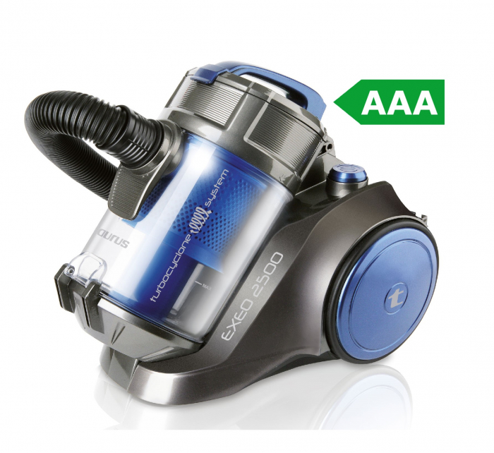 Aspirator Taurus Exeo 2500, 800W, Filtru Hepa, Albastru/Negru [15]
