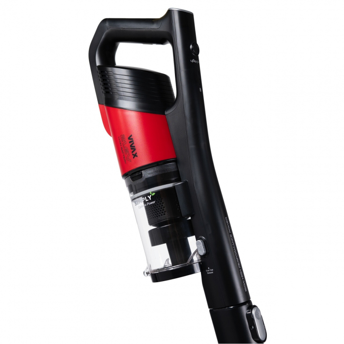 Aspirator vertical fara fir Vivax VCB-1502R, 150W, filtru HEPA, Negru [4]