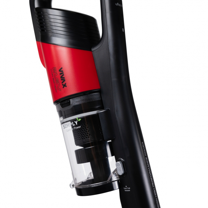 Aspirator vertical fara fir Vivax VCB-1502R, 150W, filtru HEPA, Negru [5]