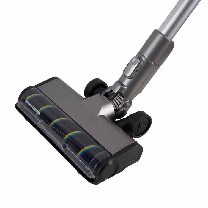 Aspirator vertical Heinner Verticlean Pro HSVC-MBD25.9S, filtrare ciclonica, acumulator li: 25.9v, putere: 450w si 3 viteze , autonomie max 20 min, display led, capacitate 0.7l , filtru hepa, silver [3]