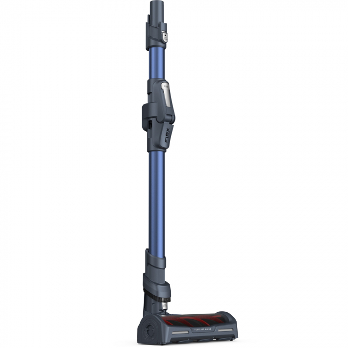 Aspirator vertical Rowenta X-Force Flex 11.60 RH9890WO, 52W, 25.2V, autonomie pna la 45 min, putere aspirare 130 AirWats, tehnologie ciclonica, kit accesorii Aqua, Animal Care, gri/albastru [4]