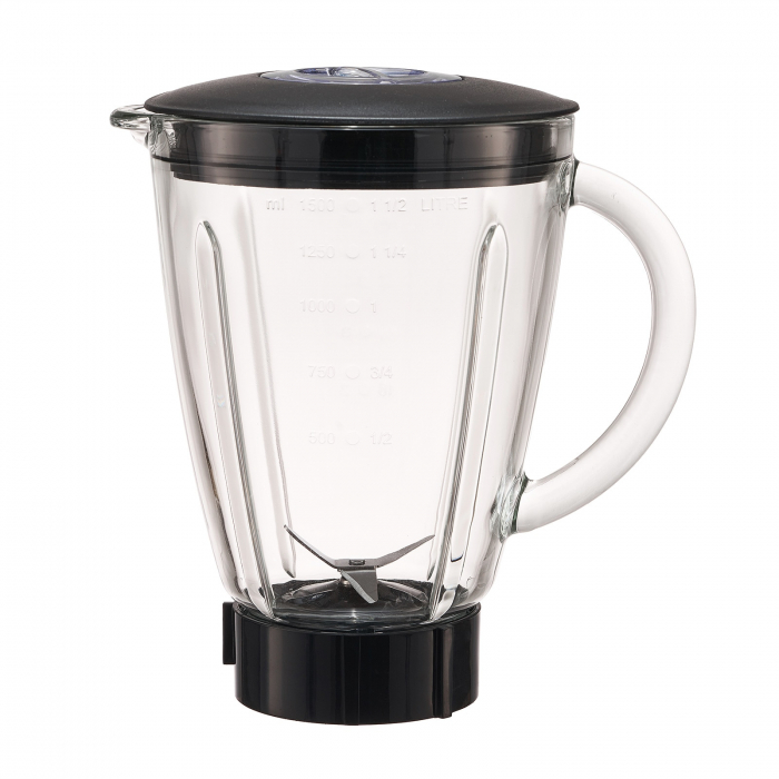 Blender Heinner HBL-550S, 550 W, 1.5 l, 2 viteze + functie Pulse, Negru/Argintiu [3]