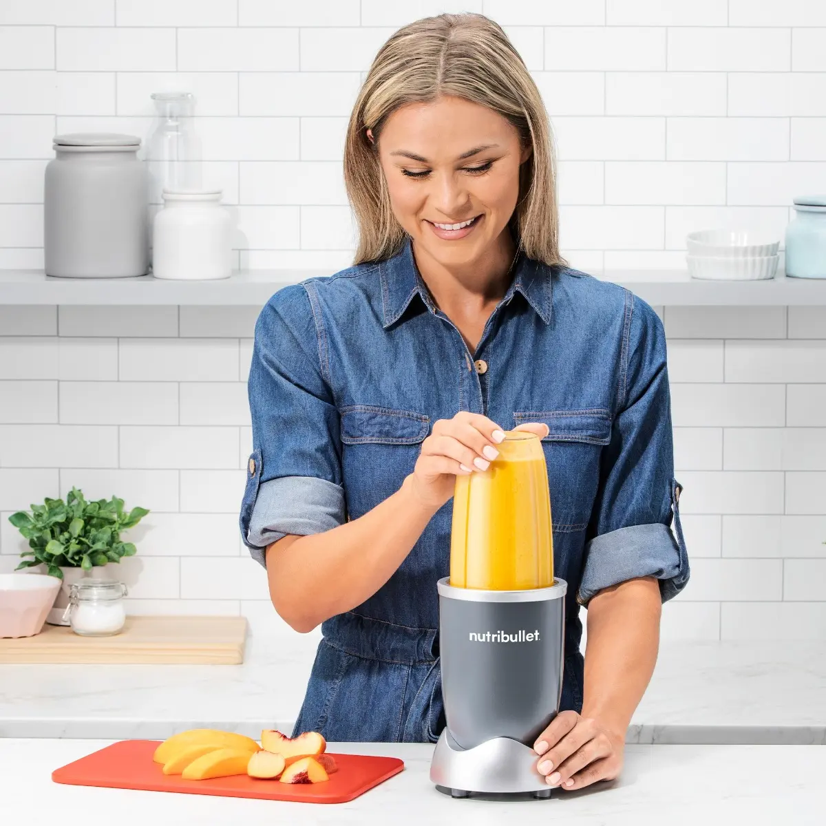 Blender nutribullet NB604DG, 0.7 litri, 700 W, Argintiu [3]