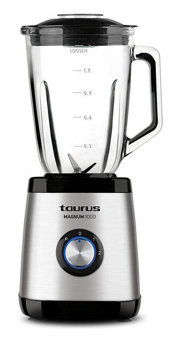 Blender Magnum 1000,1000W, 2 viteze + Puls, Vas sticla 1.5l, Functie zdrobit gheata,Inox [8]