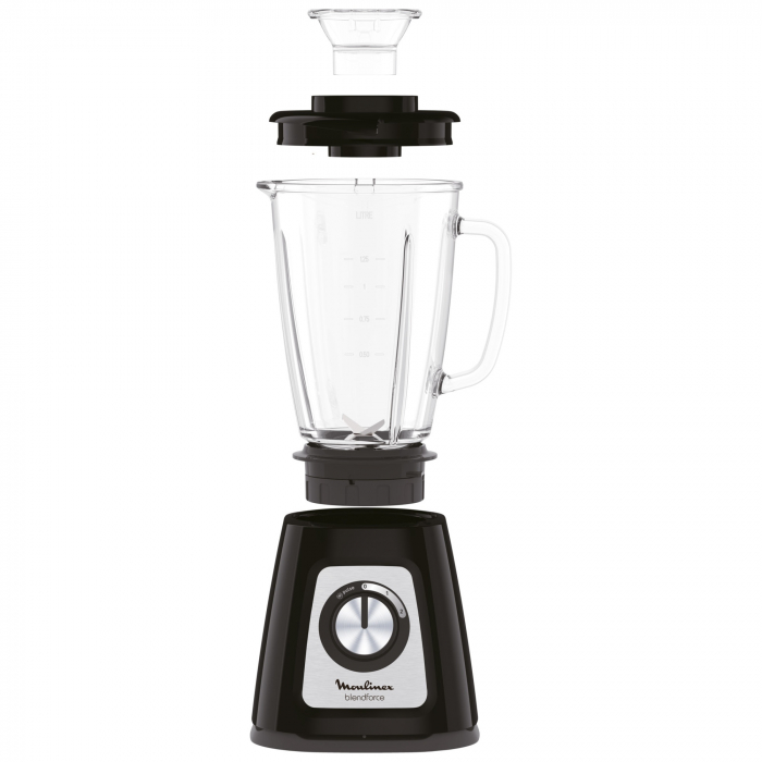 Blender Tefal Blendforce BL438831, 800 W, Powerlix, Smart Lock, 1.75 L, Negru/Gri [2]