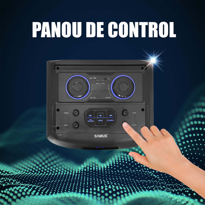 Boxa portabila Samus Phoenix 15, 120 W [23]