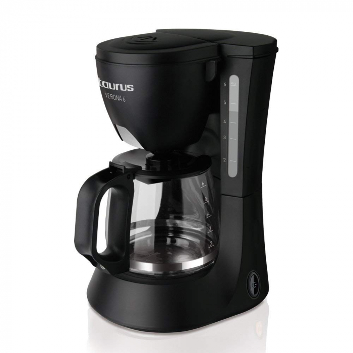 Cafetiera Taurus Verona 6, Sistem antipicurare, Protectie, Auto-oprire dupa 40 min, Negru [8]