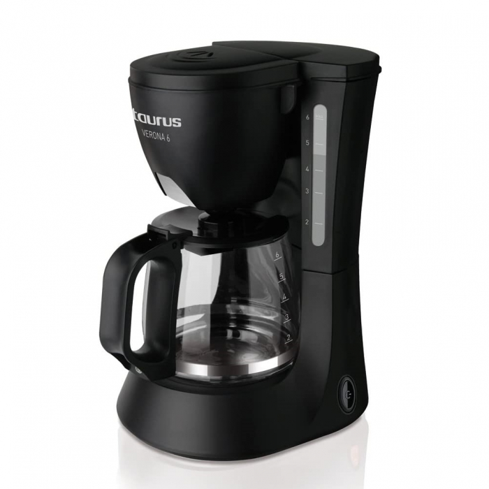 Cafetiera Taurus Verona 6, Sistem antipicurare, Protectie, Auto-oprire dupa 40 min, Negru [2]