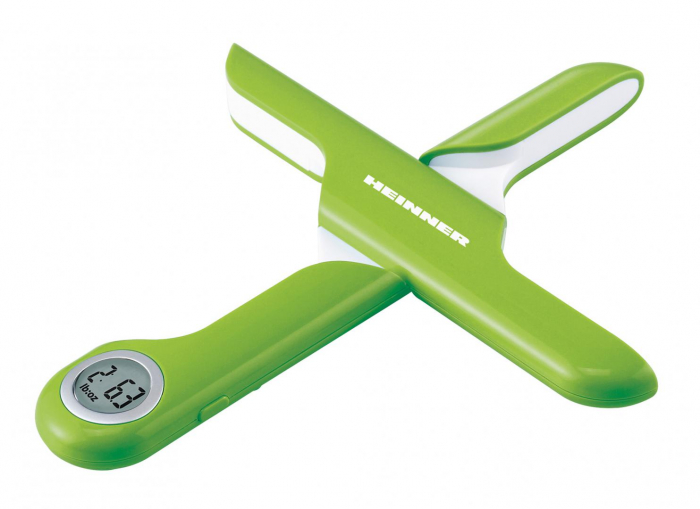 Cantar de bucatarie pliabil Heinner HKS-FD5GR, 5kg, display lcd, gradare: 1g, baterii: 1 x cr2032 (inclusa), verde [1]