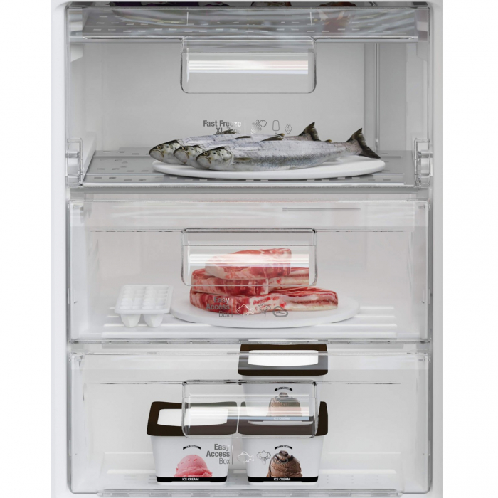 Combina frigorifica Arctic AK60320M40W, 300 l, Clasa E, Garden Fresh, Safety Glass, XXL Bottle, H 185,1 cm, Alb [6]