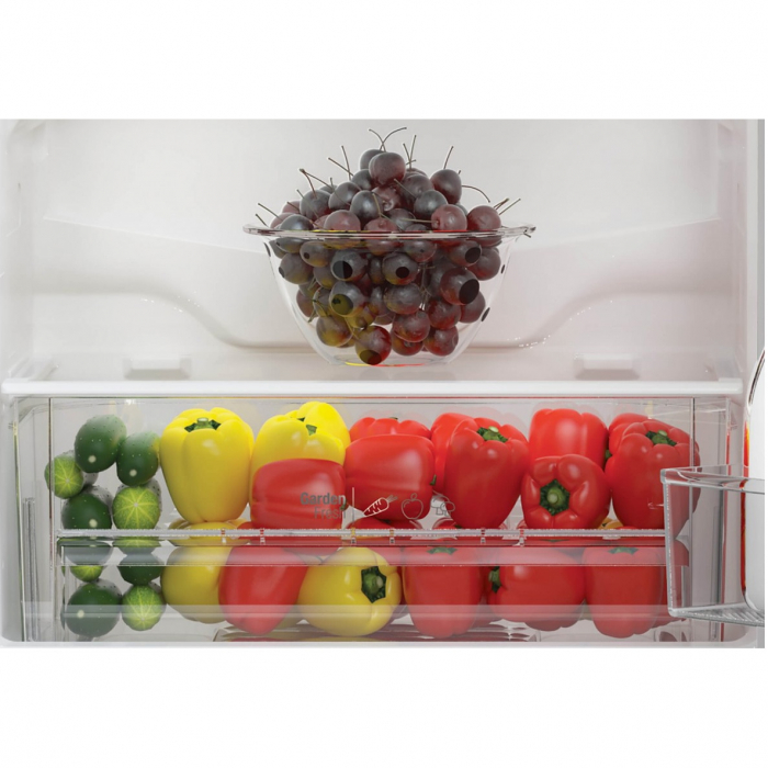 Combina frigorifica Arctic AK60320M40W, 300 l, Clasa E, Garden Fresh, Safety Glass, XXL Bottle, H 185,1 cm, Alb [4]