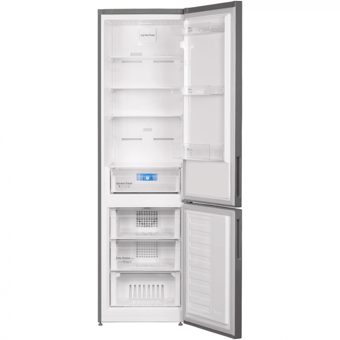 Combina frigorifica Arctic AK60406E40NFMT, 362 l, NoFrost, Display, Air Flow, Clasa E, H 202 cm, Argintiu [2]