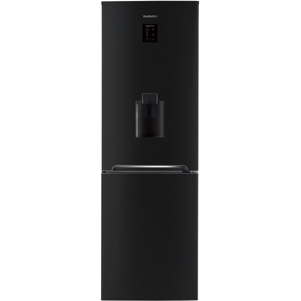 Combina frigorifica Daewoo RN-307RDQB, 305 l, Clasa A+, No Frost, Dispenser apa, Display Touch-Control, H 187 cm, Negru [1]