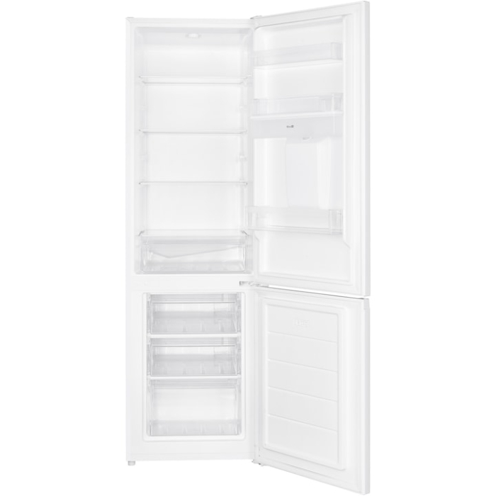 Combina frigorifica HEINNER HC-HM260INVWDD, Clasa D, 260L, Dozator apa, Control electronic cu termostat ajustabil, Lumina LED, Usa reversibila, Alb [2]