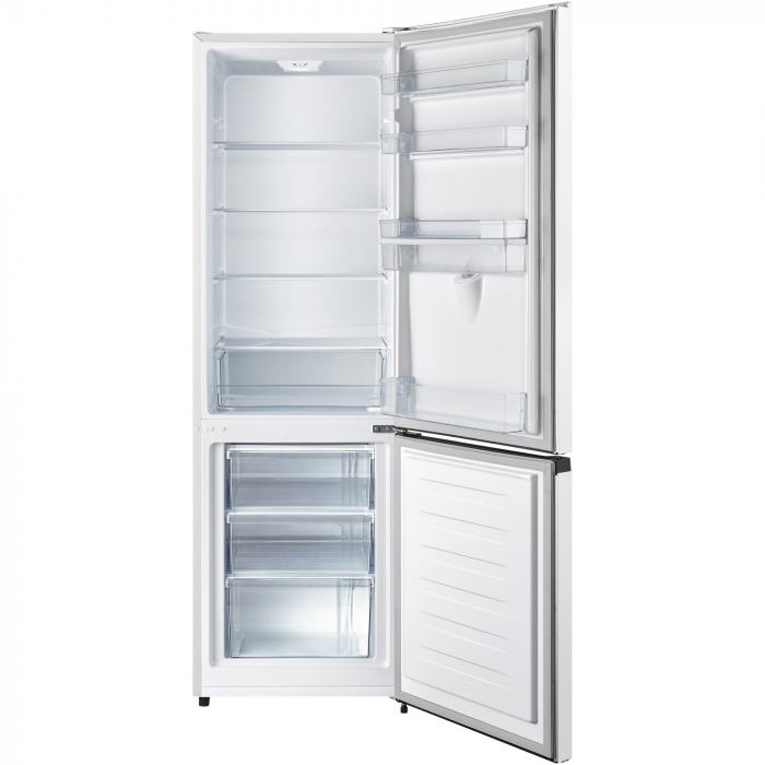 Combina frigorifica Heinner HC-HS268WDE++, 268 l, Clasa E, Control electronic, Dozator apa, Iluminare LED, H 180 cm, Alb [2]