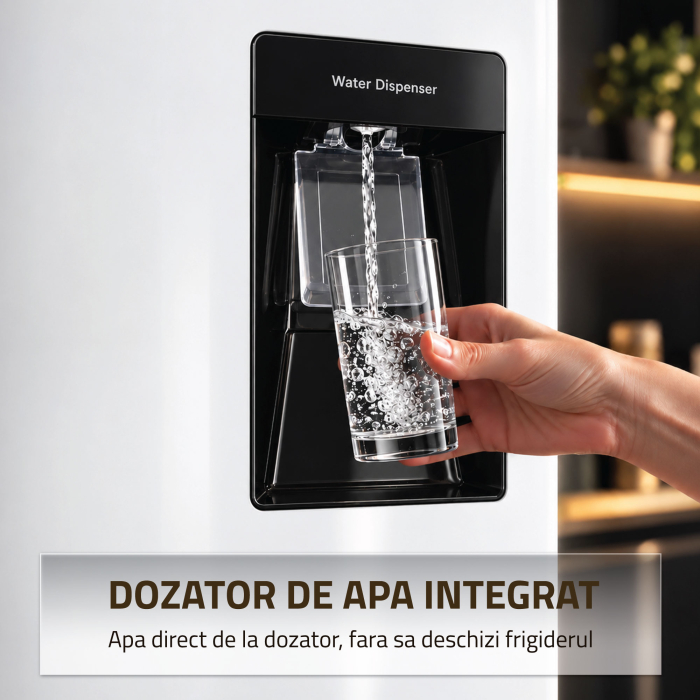 Combina frigorifica Samus SCW401NFIDE, 291 l, Full No Frost, Motor dual Inverter, Clasa E, Alb [6]