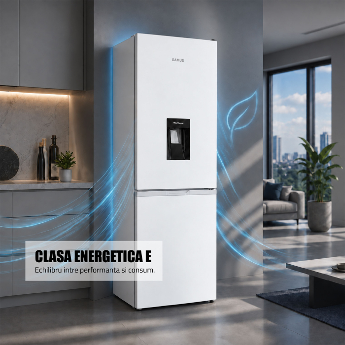 Combina frigorifica Samus SCW517NFIDE, 324 l, Full No Frost, Motor dual Inverter, Clasa E, Alb [7]
