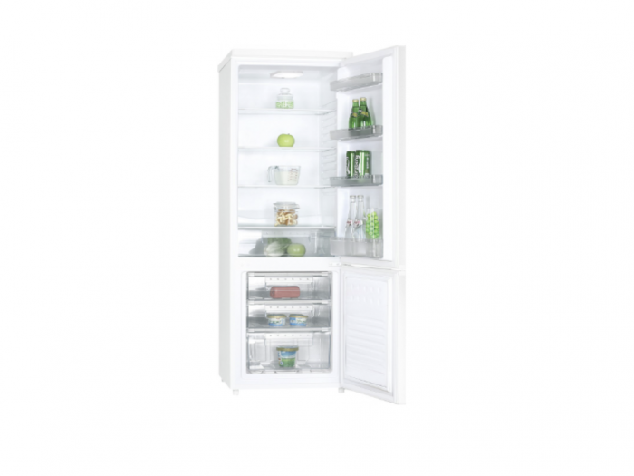 Combina frigorifica Tesla RC2600HE, 262 l, Clasa E, Iluminare LED, dezghetare automata frigider, H 180 cm, Alb [6]
