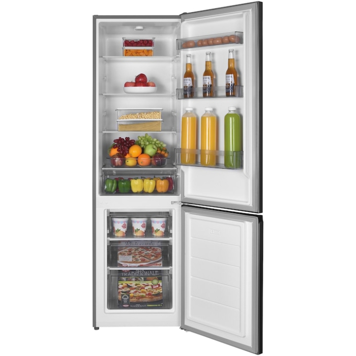 Combina frigorifica Tesla RC2600HXE, 262 l, Clasa E, Iluminare LED, dezghetare automata frigider, H 180 cm, Inox [4]