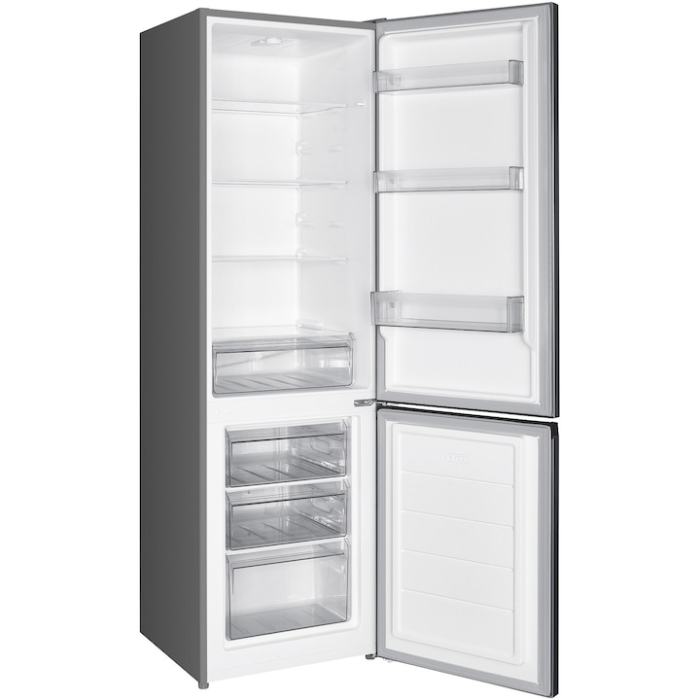 Combina frigorifica Tesla RC2600HXE, 262 l, Clasa E, Iluminare LED, dezghetare automata frigider, H 180 cm, Inox [6]