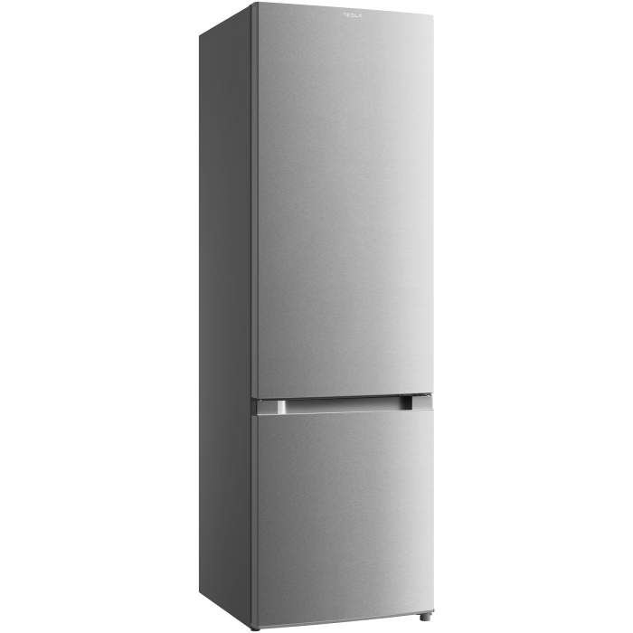 Combina frigorifica Tesla RC2600MXE, 262 l, Clasa E, Racire No Frost, Iluminare LED, H 177 cm,Inox [3]