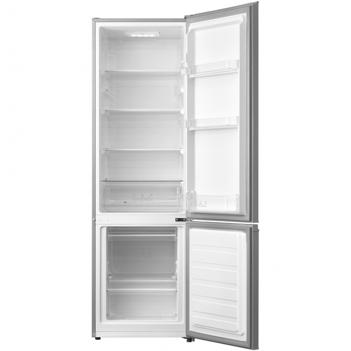 Combina frigorifica Tesla RC2600MXE, 262 l, Clasa E, Racire No Frost, Iluminare LED, H 177 cm,Inox [2]