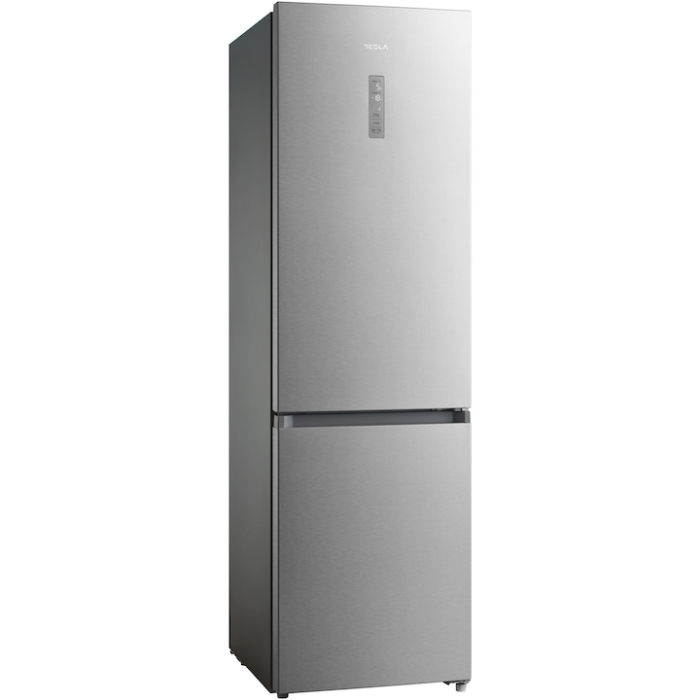 Combina frigorifica Tesla RC3800FMX, 378 l, Clasa E, Total No Frost, Display LED, H 201 cm, Inox [2]