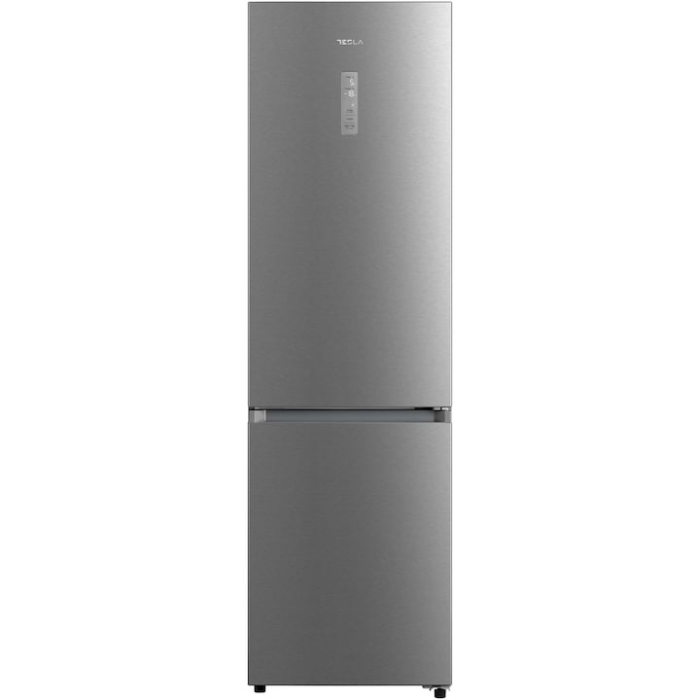 Combina frigorifica Tesla RC3800FMX, 378 l, Clasa E, Total No Frost, Display LED, H 201 cm, Inox [3]