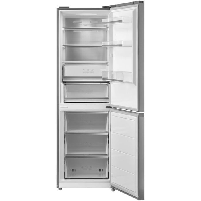Combina frigorifica Tesla RC3800FMX, 378 l, Clasa E, Total No Frost, Display LED, H 201 cm, Inox [4]
