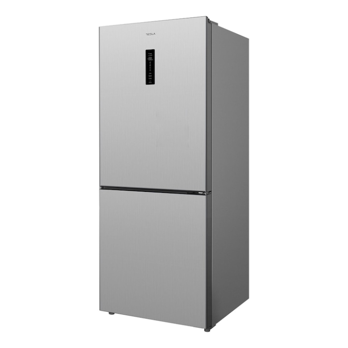 Combina frigorifica Tesla RC4201FTXE, 417L, Clasa E, Nofrost, Display electronic, Lumina LED, Usi reversibile, H 185 cm Inox [3]