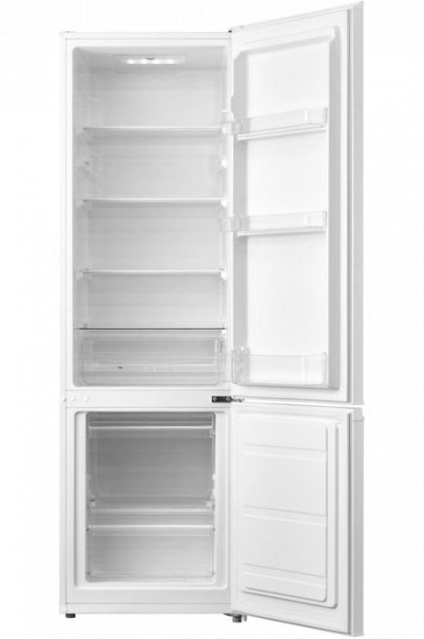 Combina frigorifica VIVAX CF-259ELF W, 262 L, Clasa E, Low Frost, Termostat reglabil, Iluminare LED, Suprafata painted metal, Usi reversibile, H 180 cm, Alb [2]