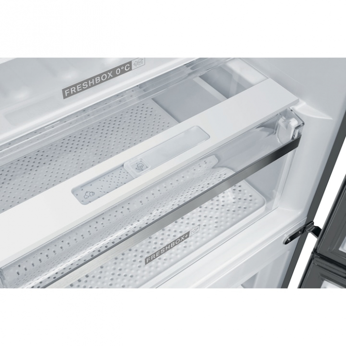 Combina frigorifica Whirlpool W9 821C OX, 318 l, Clasa E, Dual No Frost, 6th Sense, Display Electronic Interior, H 189 cm, Inox - RESIGILAT [4]
