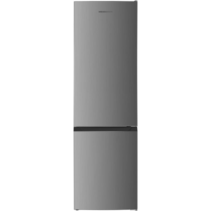 Combina frigorificaHEINNER HC-HM262INVXD, Clasa D, 262L , Control electronic cu termostat ajustabil, Lumina LED, Usa reversibila, Inox [1]