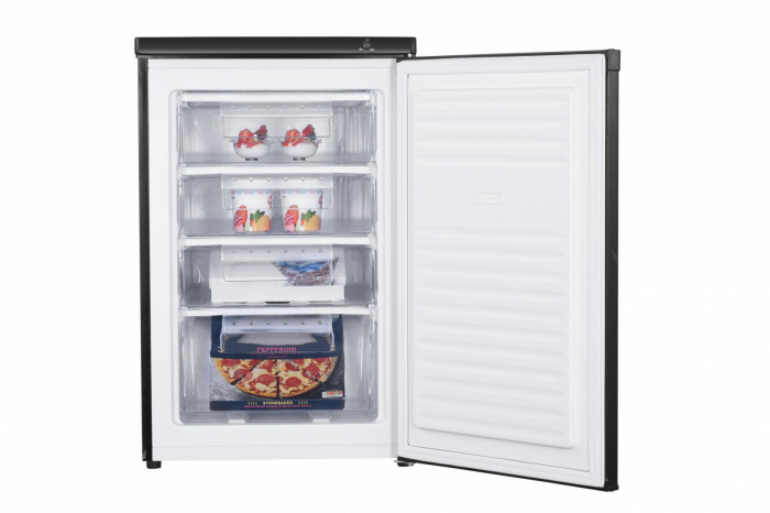 Congelator Heinner HFF-HM91BKE++, 91 l, 4 sertare, Clasa E, Control mecanic, H 85 cm, Negru [2]