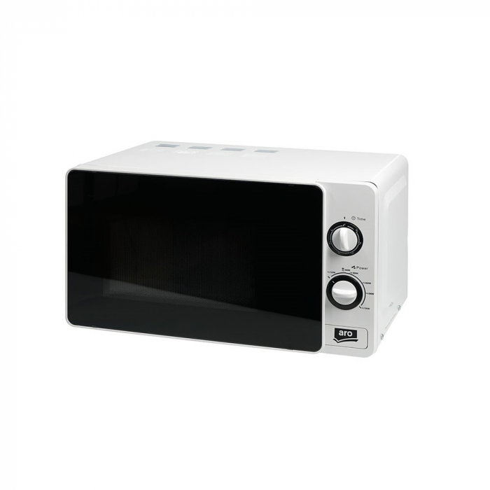 Cuptor cu microunde MW7720 ARO, 20 l, 700 W, Timer, Alb [2]