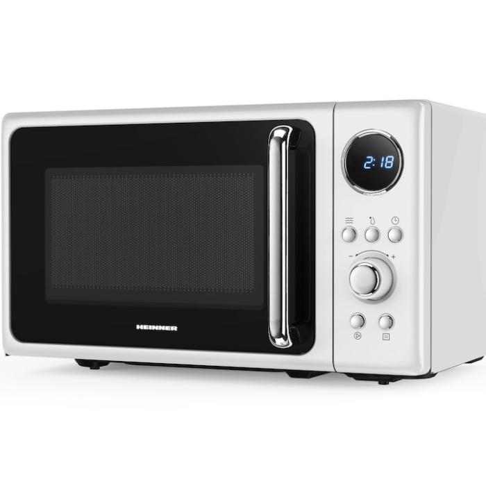 Cuptor cu microunde HEINNER HMW-MD20DRWH, 20L, Control digital, 800W, Afisaj digital, Alb [2]
