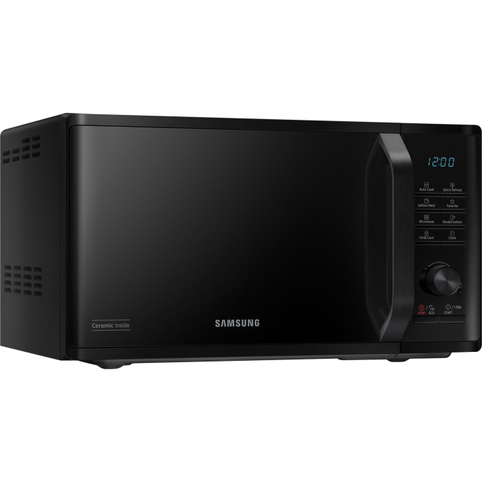Cuptor cu microunde Samsung MS23K3515AK/OL, 23 l, 800 W, Auto cook, Quick Defrost, Interior ceramic, Child lock, Negru [3]