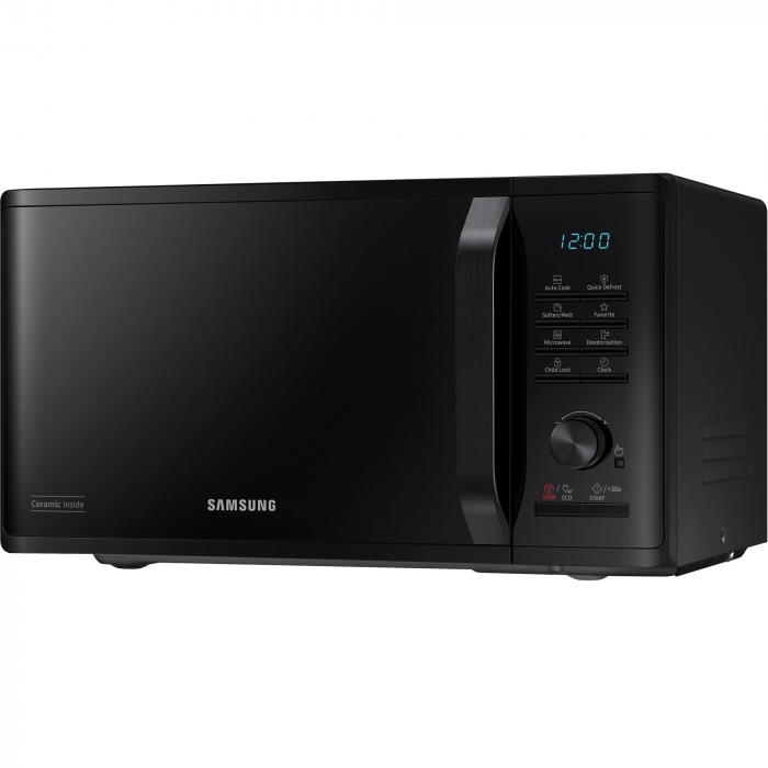 Cuptor cu microunde Samsung MS23K3515AK/OL, 23 l, 800 W, Auto cook, Quick Defrost, Interior ceramic, Child lock, Negru [5]