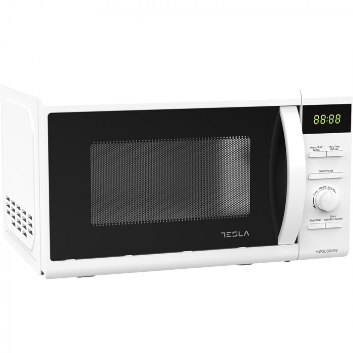 Cuptor cu microunde Tesla MW2060MW 20L, 700W, digital, Alb [3]
