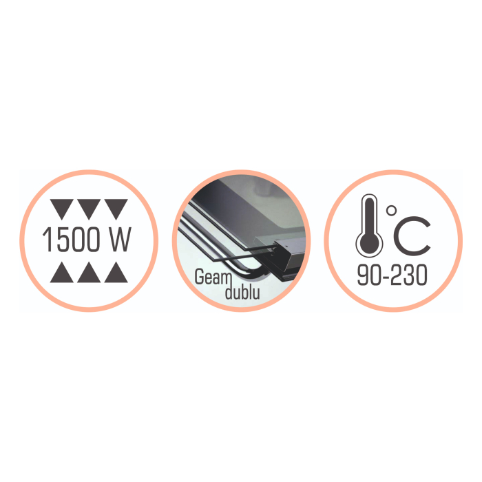 Cuptor electric Albatros A28B2, 28 l, Negru [2]