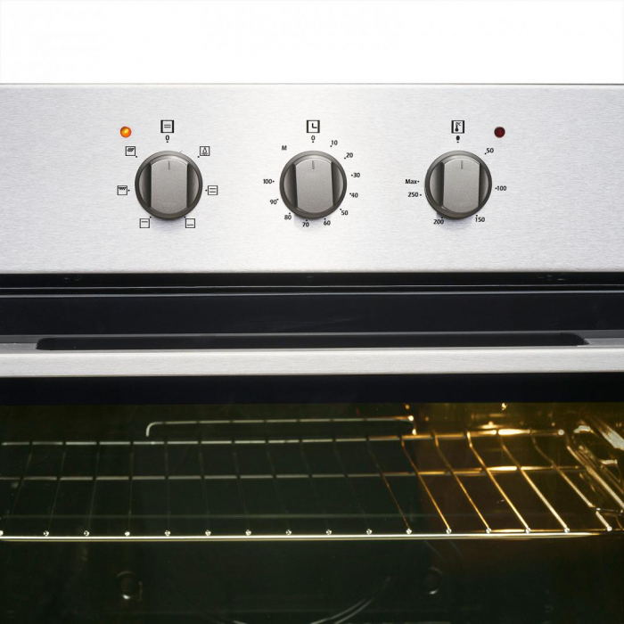 Cuptor incorporabil Heinner HBO-V656G-IX, Electric, 72 l, 6 functii, Grill, Timer, Clasa A, Inox [3]