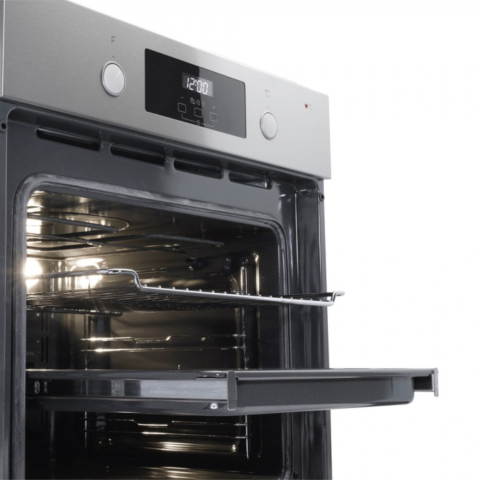 Cuptor incorporabil Whirlpool AKP 745 IX, Electric, Autocuratare hidrolitica, 65 l, Clasa A, Butoane retractabile, Grill, Inox Antiamprenta [4]