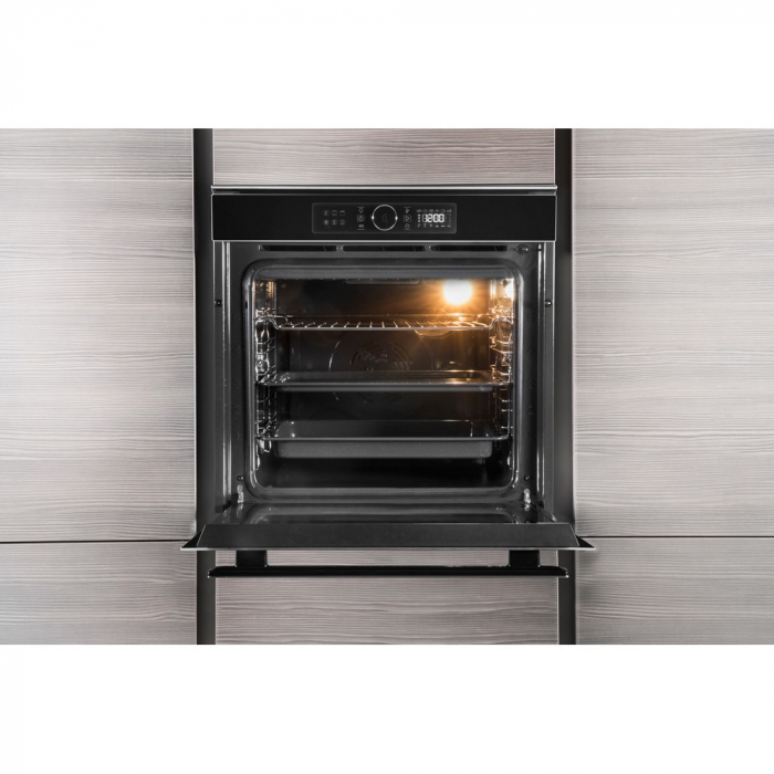 Cuptor incorporabil Whirlpool AKZM 8480 NB, Electric, 73l, Autocuratare pirolitica, 6th Sense, Cook3, Ready2Cook, Grill, Timer, Soft close, Clasa A+, Negru [3]