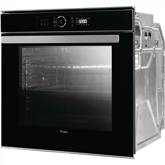 Cuptor incorporabil Whirlpool AKZM 8480 NB, Electric, 73l, Autocuratare pirolitica, 6th Sense, Cook3, Ready2Cook, Grill, Timer, Soft close, Clasa A+, Negru [2]