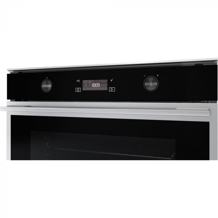 Cuptor incorporabil Whirlpool W7 OM5 4S P, 73l, A+, Maxi Cook, Turbo Grill, Autocuratare pirolitica, Negru/Inox [6]