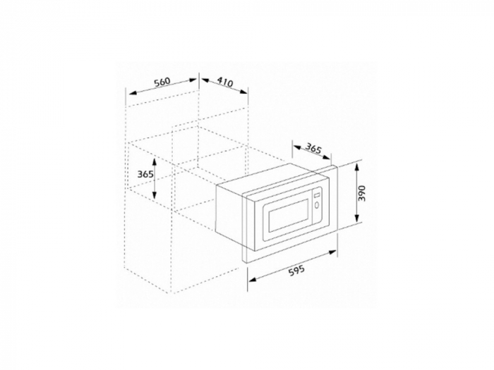 Cuptor microunde incorporabil 30 INOX [2]